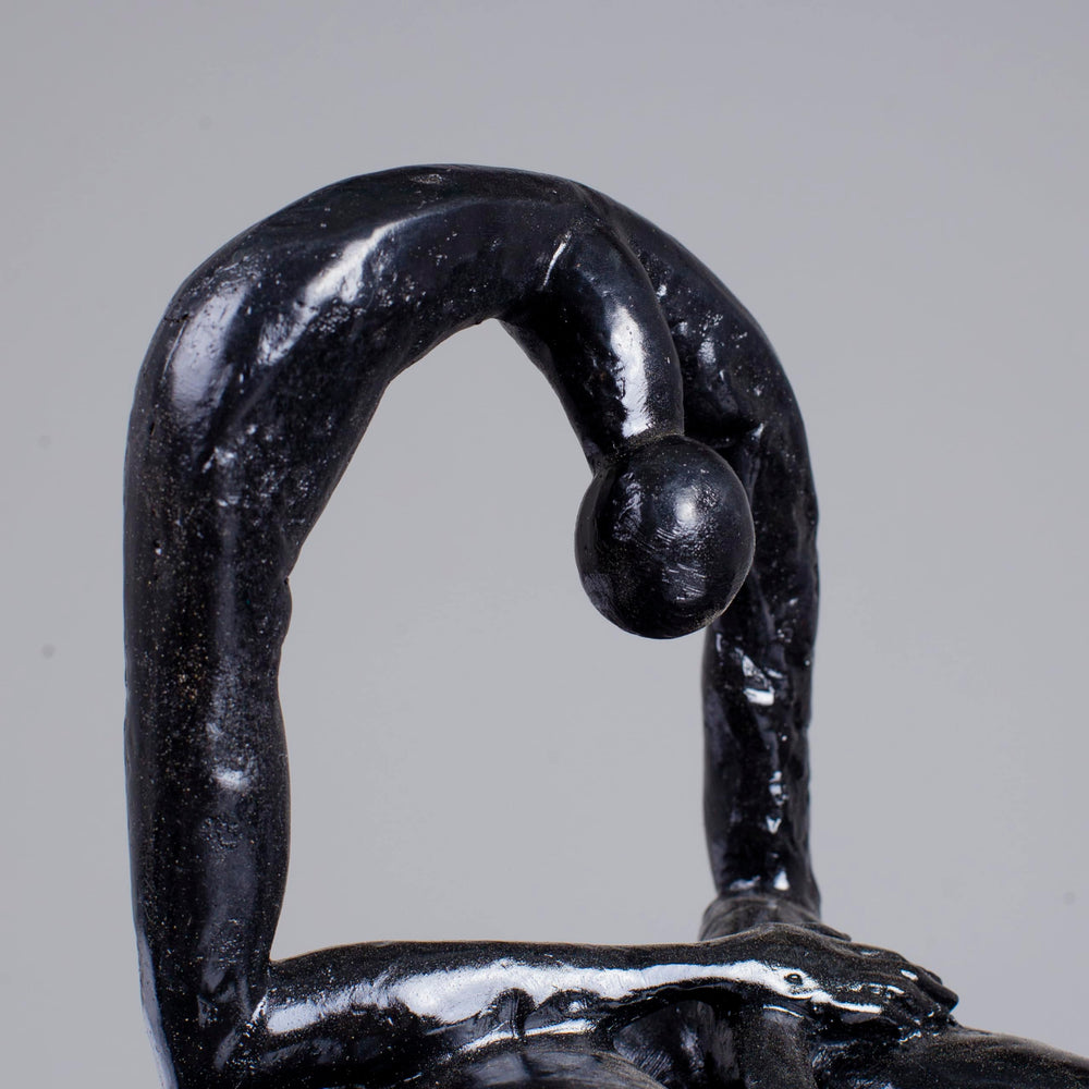 YouFine Melancholy Bronze Sculpture 9.8''