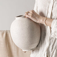 Large White Ceramic Vase