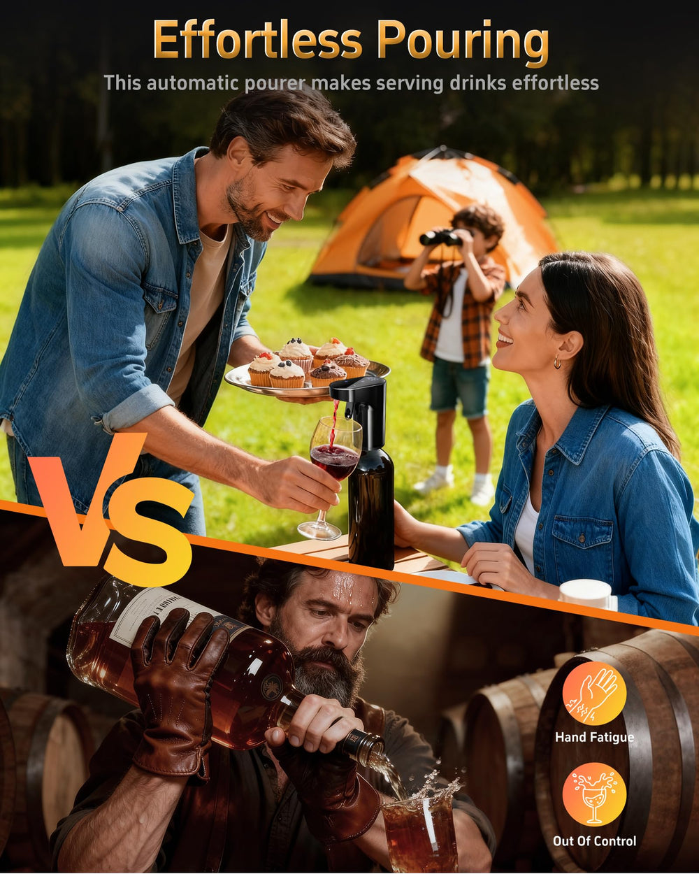 5-in-1 Smart Electric Wine Dispenser with Aerator