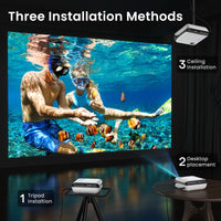 HAPPRUN H1 Native 1080P Bluetooth Projector