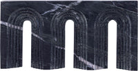 Curva Black Marble Object