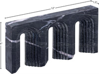 Curva Black Marble Object