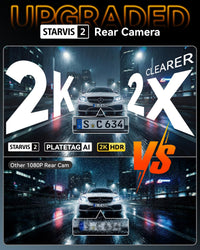 IIWEY 4 Channel 360° Dash Cam with STARVIS 2, 5GHz WiFi & 128GB Card
