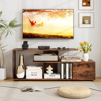 Giantex TV Stand with Power Outlet for TVs up to 55 Inch