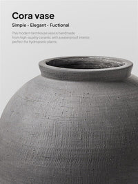 Large White Ceramic Vase