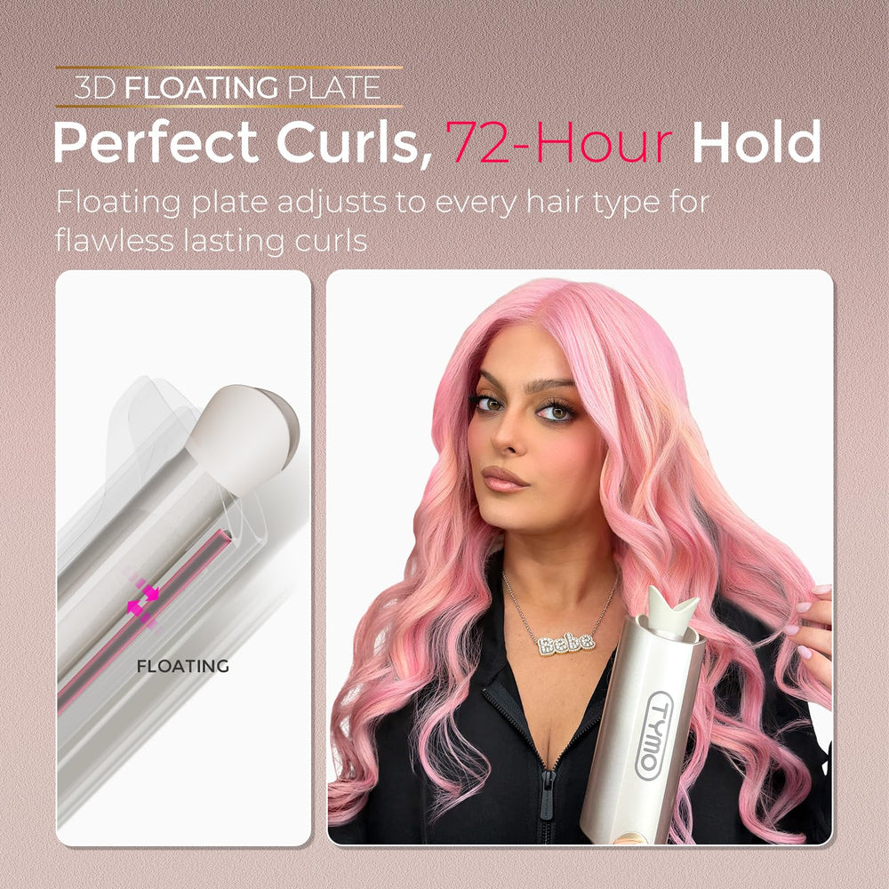 TYMO CurlPro Plus – Automatic Rotating Curling Iron for Long Hair
