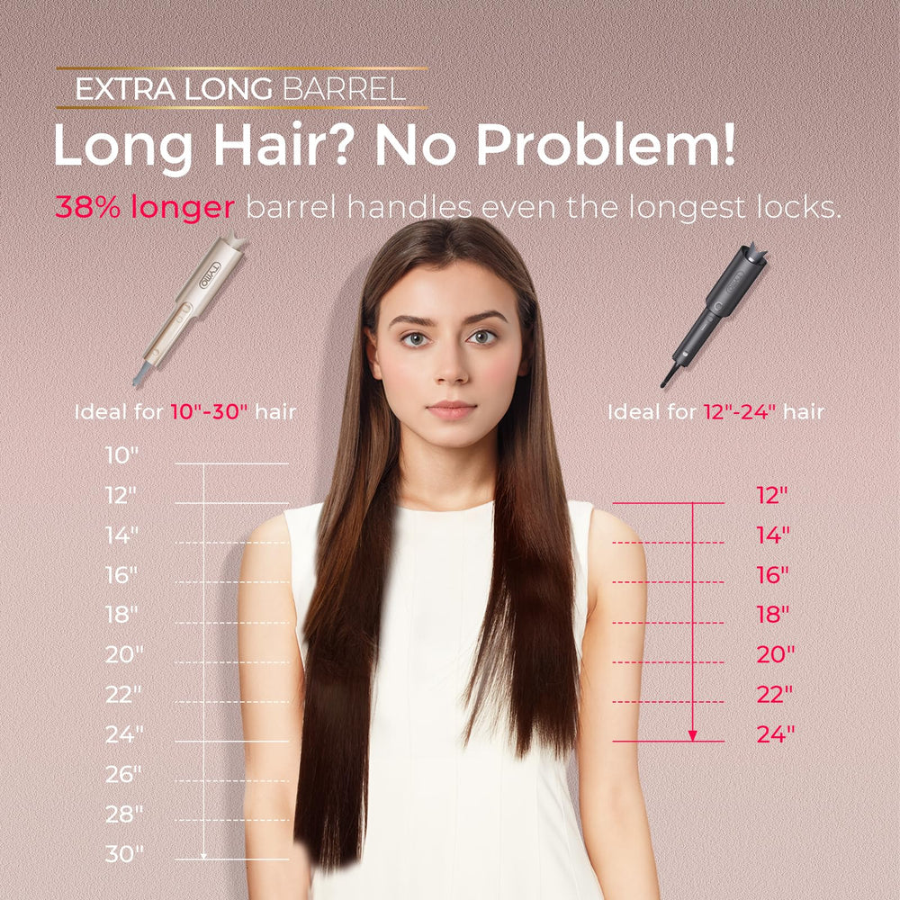 TYMO CurlPro Plus – Automatic Rotating Curling Iron for Long Hair