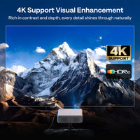 Smart Projector with WiFi Bluetooth Native 1080P and Dolby Audi