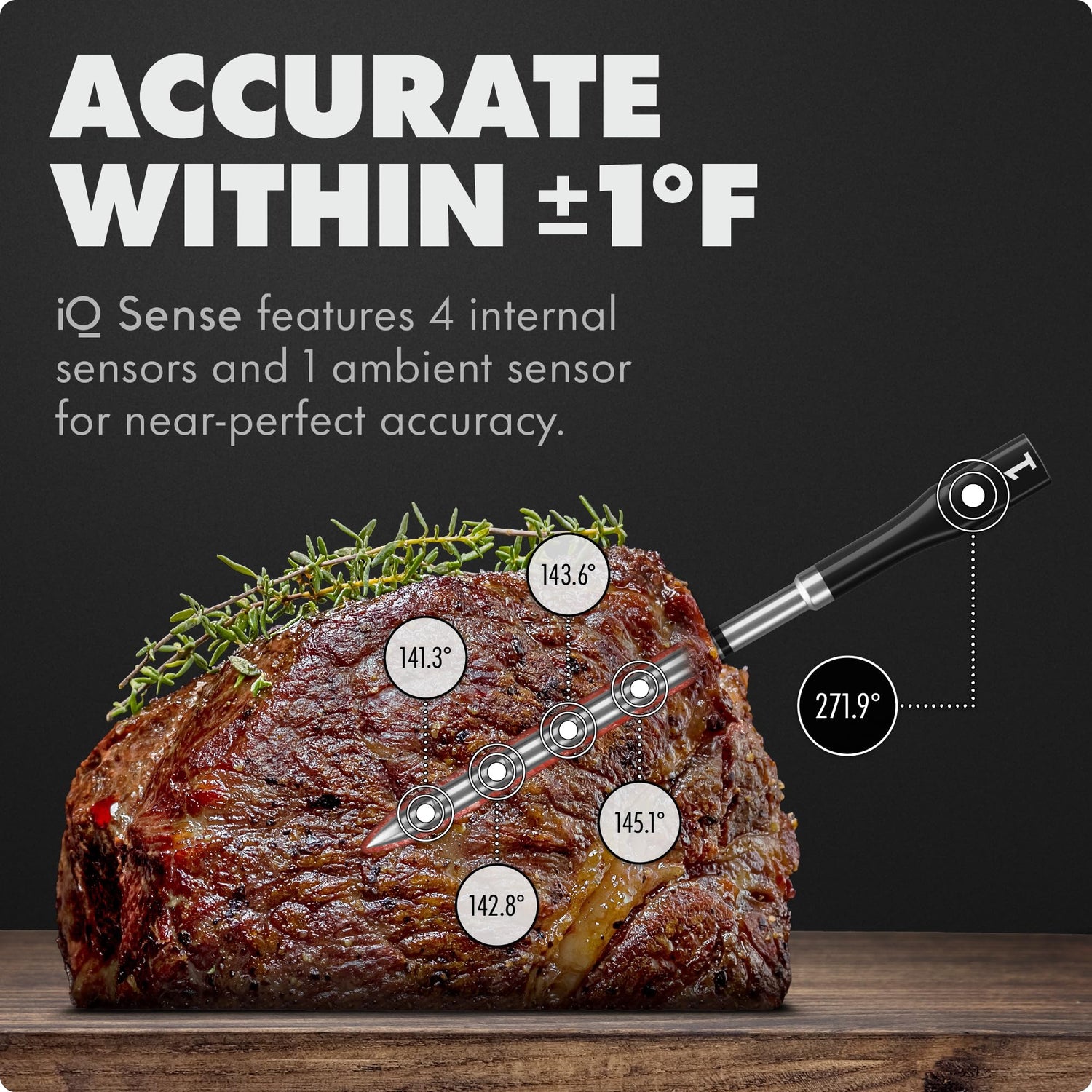 CHEF iQ Wireless Meat Thermometer Multi-Pack