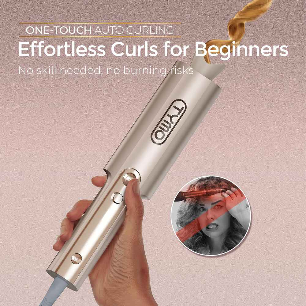 TYMO CurlPro Plus – Automatic Rotating Curling Iron for Long Hair