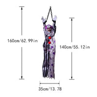 Halloween Decorations Electric Voice-activated Hanging Ghost Clown Hanging Ghost Haunted House Horror Decoration Props
