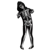 Scary Zombie Costume Cosplay Skeleton Skull Costume Suit Halloween Costume for Kids Adult Carnival Party Dress Up