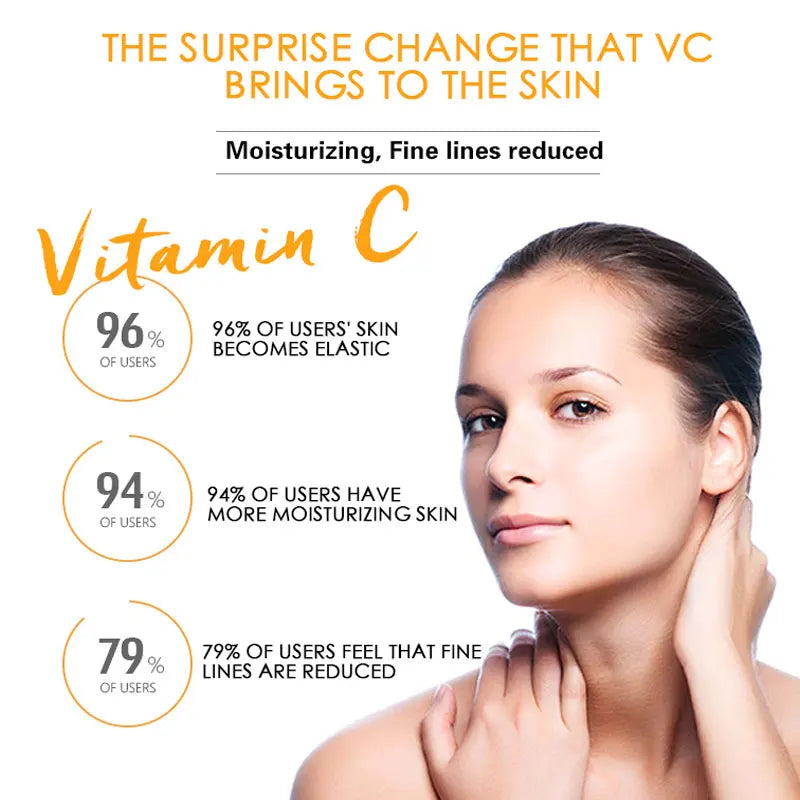DR RASHEL Vitamin C Serum – Brightening & Anti-Aging Face Serum with Hyaluronic Acid (50ml)